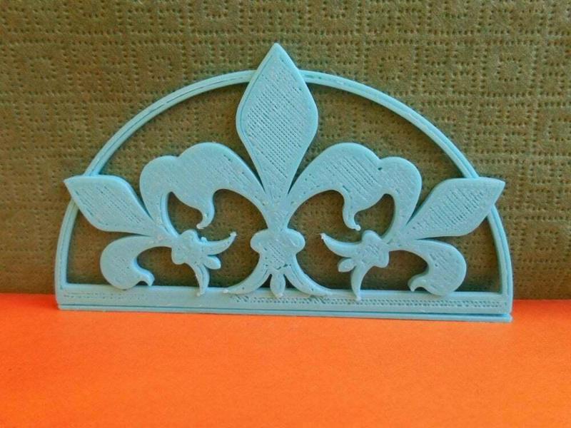 Napkins holder "Fleur De Lis"