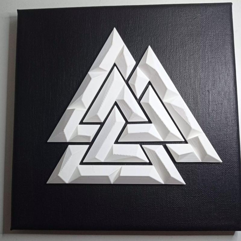 3D Valknut - Viking Decoration