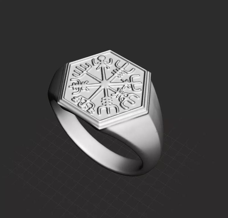Vegvisir Viking Compass - RING