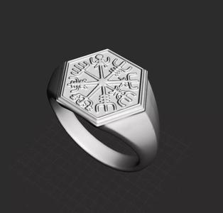 Vegvisir Viking Compass - RING