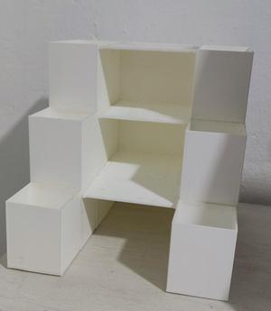 Pencil holder with shelves