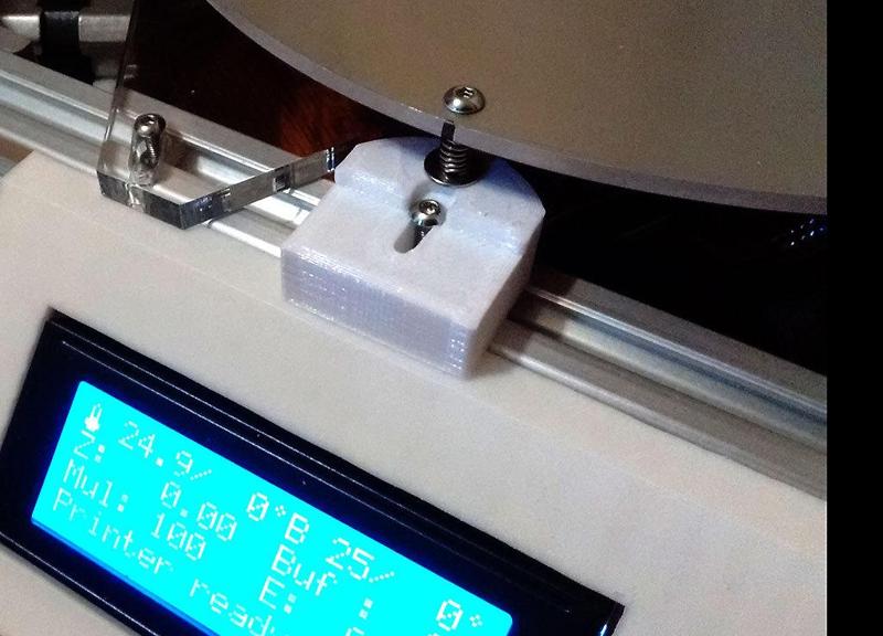 FolgerTech Kossel hotbed adjustable mount. Easy to calibrate.