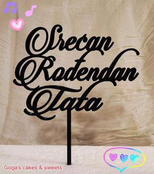 SRECAN RODJENDAN TATA CAKE TOPPER