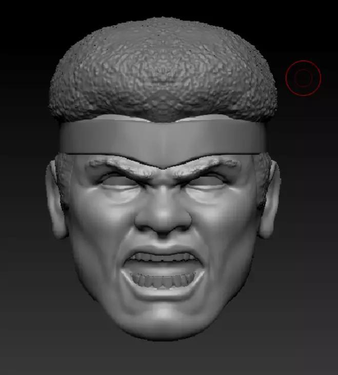 ML LUKE CAGE HEADSCULPT SCREAMING