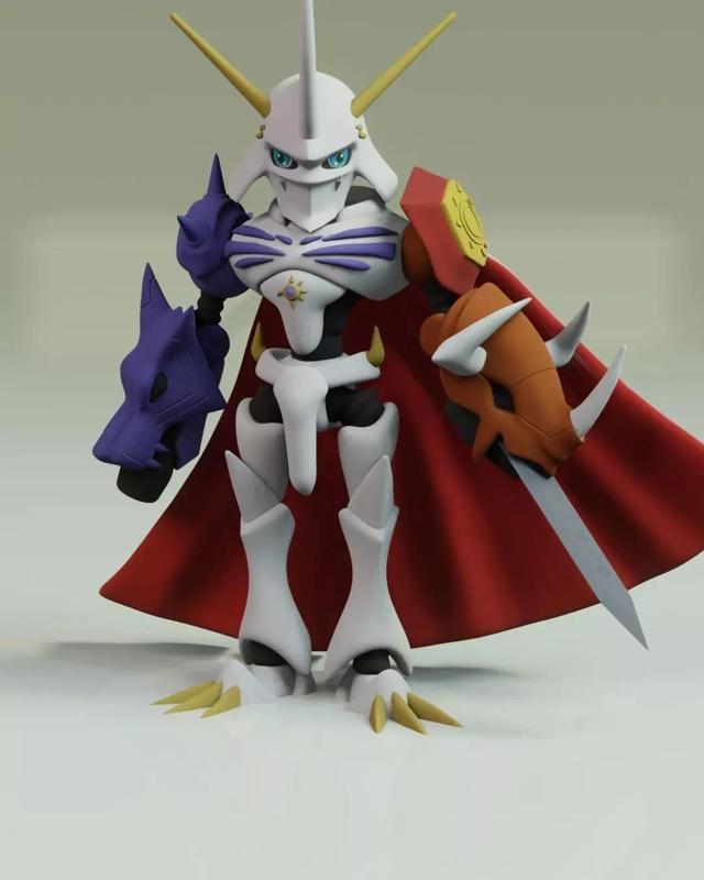 Omegamon Omnimon Chibi