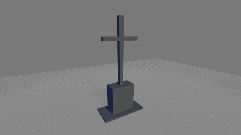 Tomb Stone cross 02