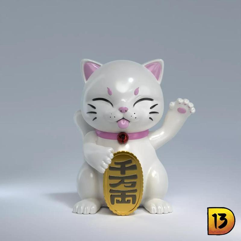 MiniPrint R011 - Maneki Neko Standard and Double F pose