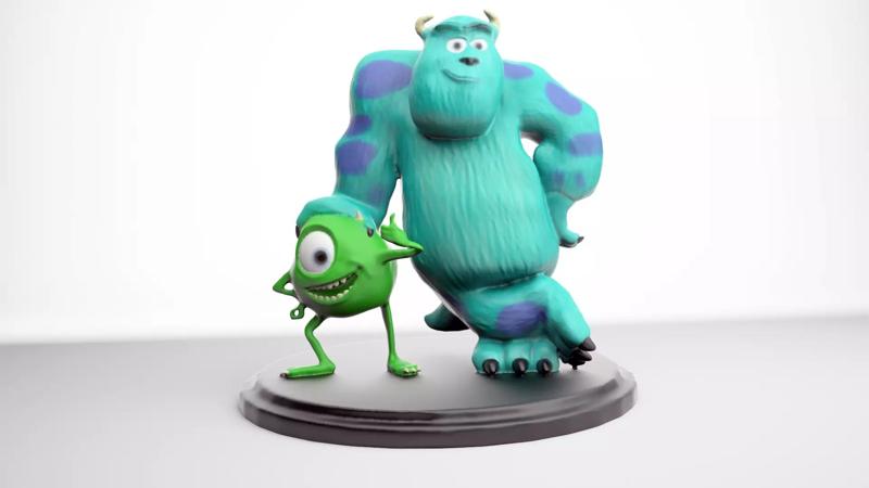 Mike and Sully From Monster inc  printable