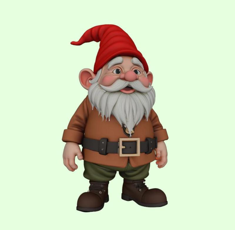 Woodland Gnome – Classic Fantasy Figurine
