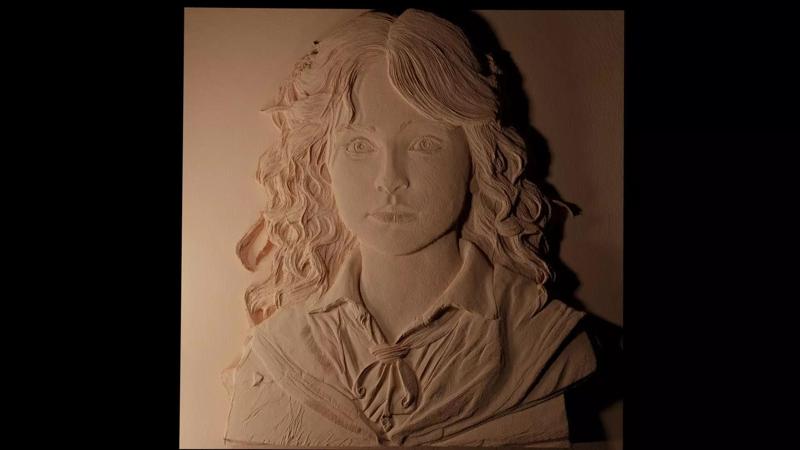 Hermione Harry Potter CNC 3d Print High Relief Sand Casting