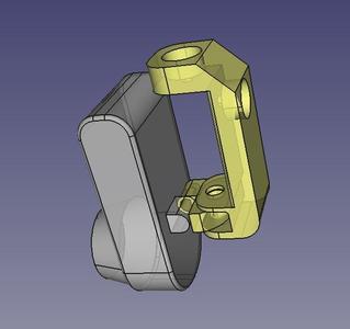 Webcam C905 bracket, magnetize or double sided-tape