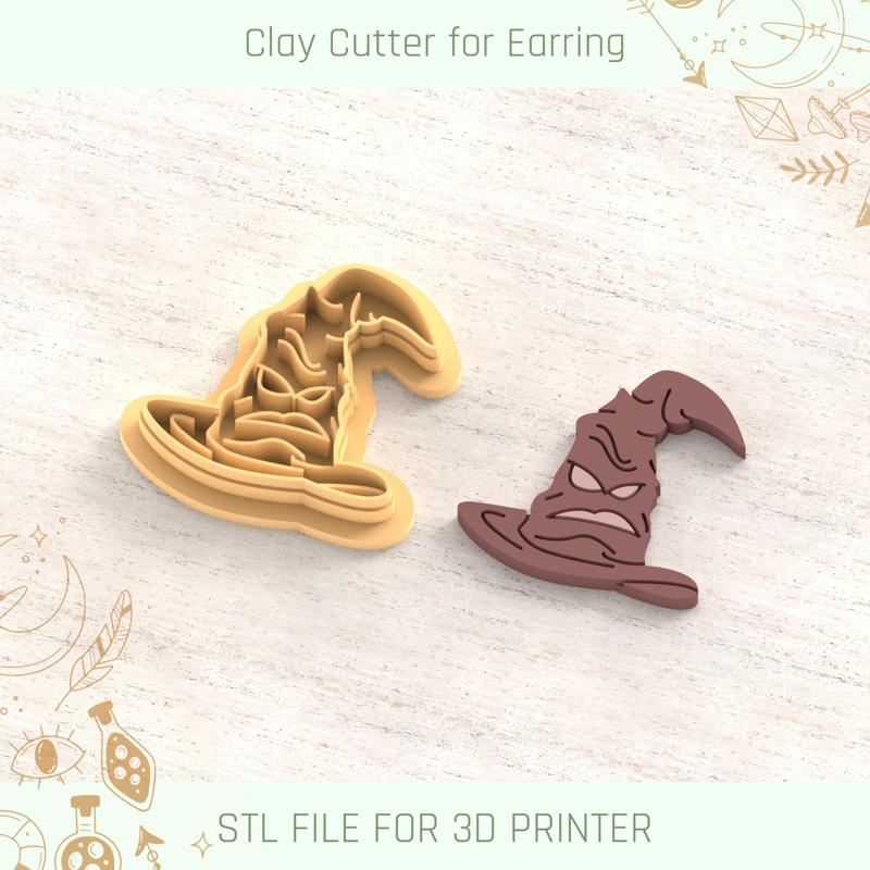 Sorting Hat Harry Potter Polymer Clay Cutters