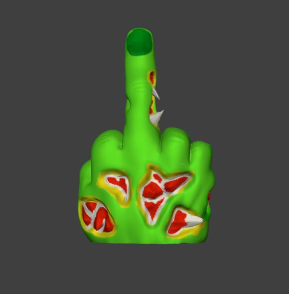 ZOMBIE MIDDLE FINGER