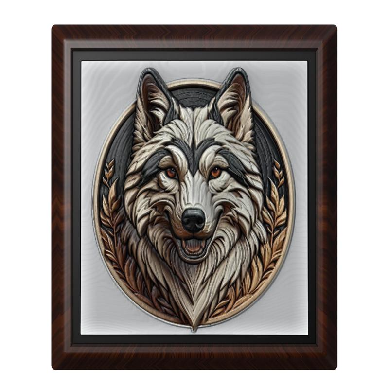 Wolf animal wall art relief wall decor