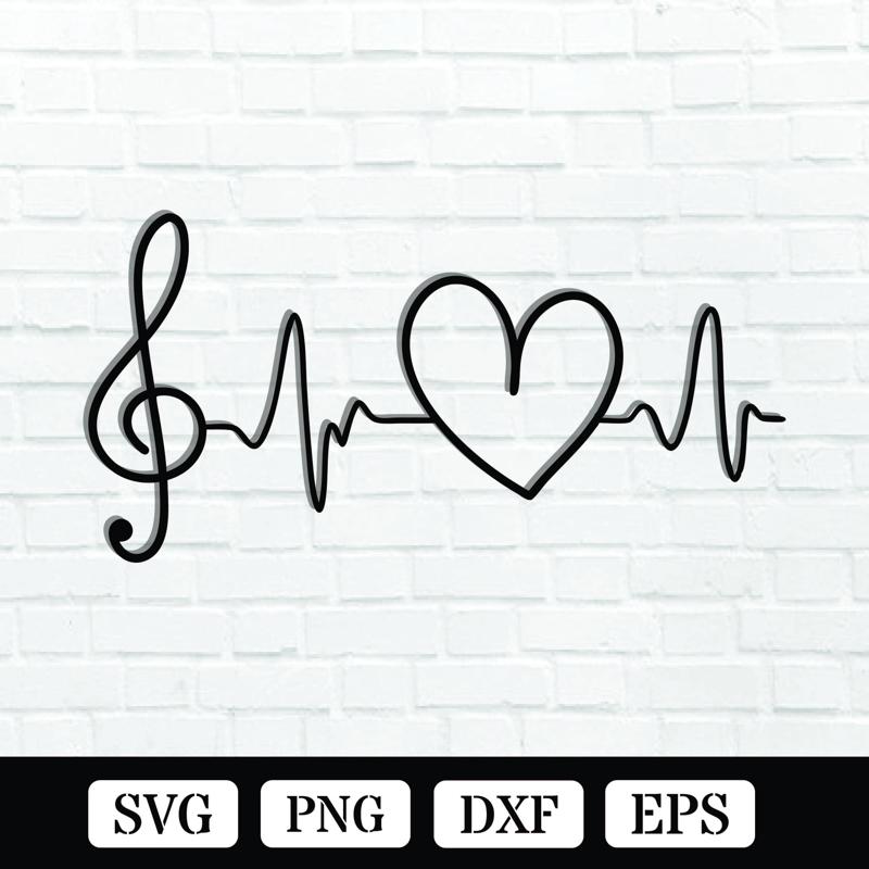 Music Metal Wall Art Laser Cut Files