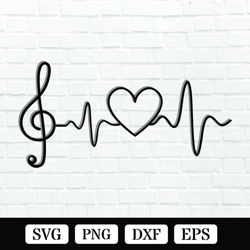 Music Metal Wall Art Laser Cut Files