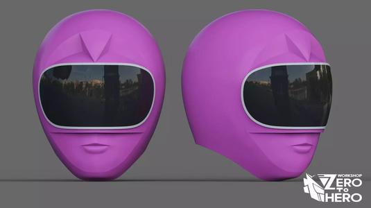 Power Ranger Zeo Pink Helmet