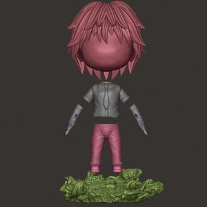 Denji - chainsaw man - anime- anime- chibi