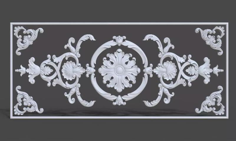 Furniture wood carving file stl for 3D print model 1022