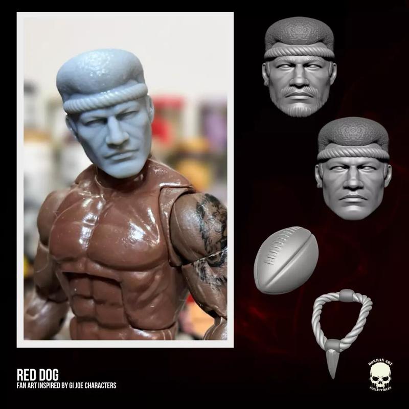 Red Dog GI Joe Fan Art 3D printable File For Action Figures