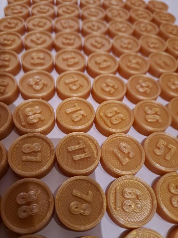 Lottery chips, bingo, games... from zero to 100