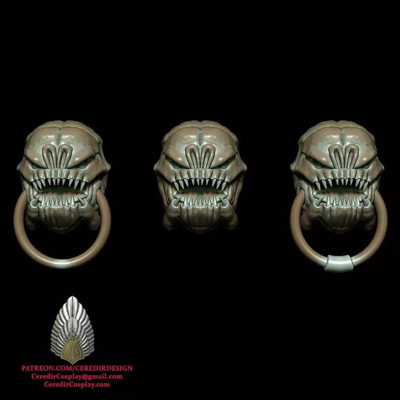 Rancor Door Knocker or Wall mount Star wars 3D DIGITAL DL