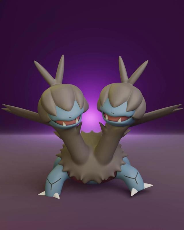 Pokemon - Zweilous with 2 different poses