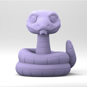 Snake in the POP style