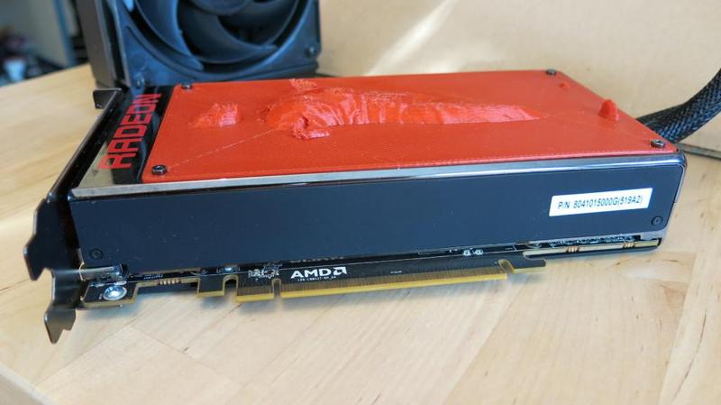 Han Solo faceplate for Radeon Fury X