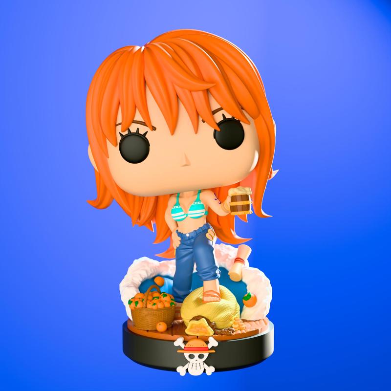 Nami Funko - One Piece Fanart