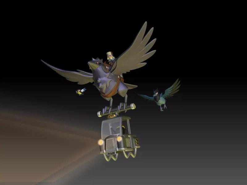 Pokemon Sword and Shiled Flying Taxi