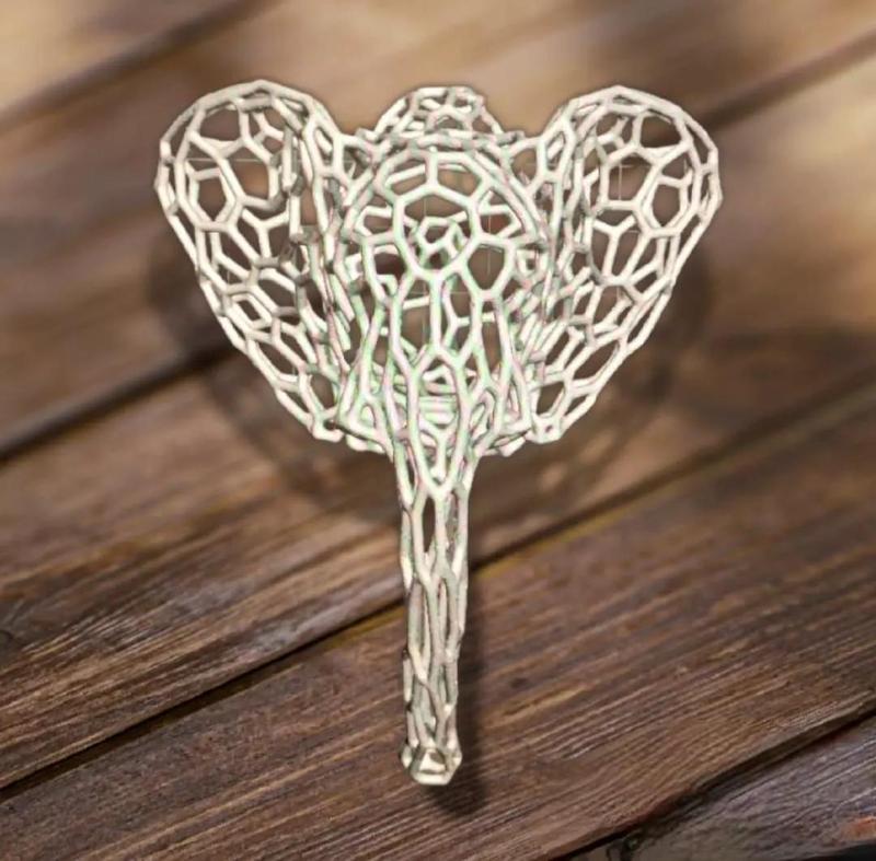 Elephant head for a unique decoration