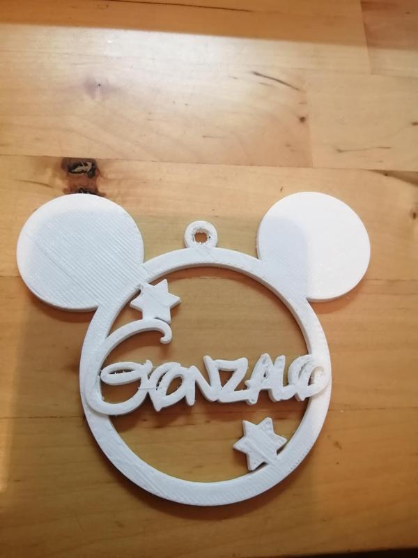 christmas ball MICKEY simple