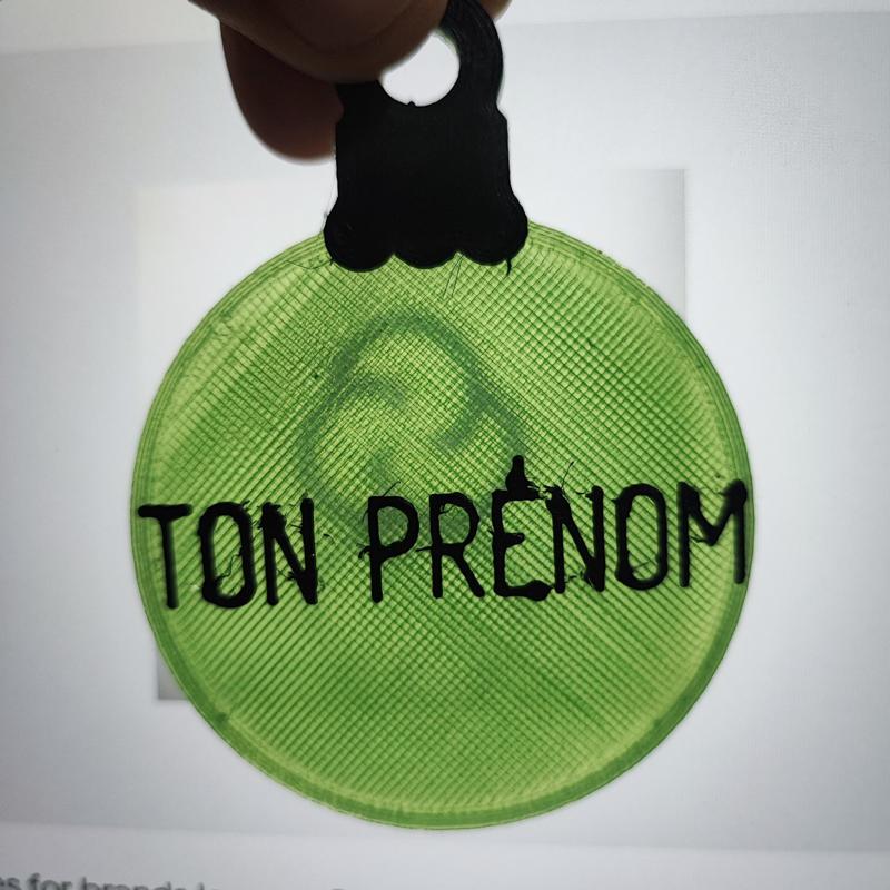 DÉCORATIONS DE NOËL 1881 AVEC VOTRE NOM