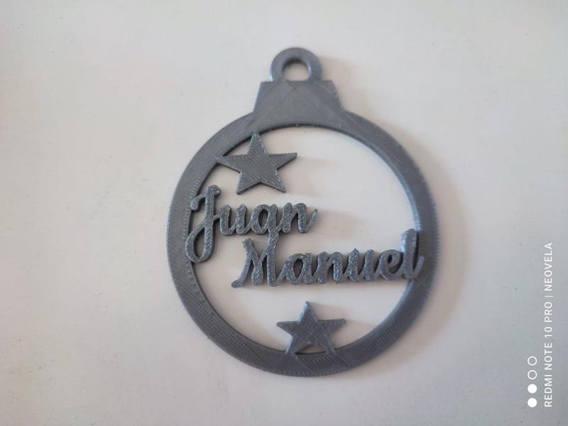 christmas ball BASIC 2 STARS MARTINA