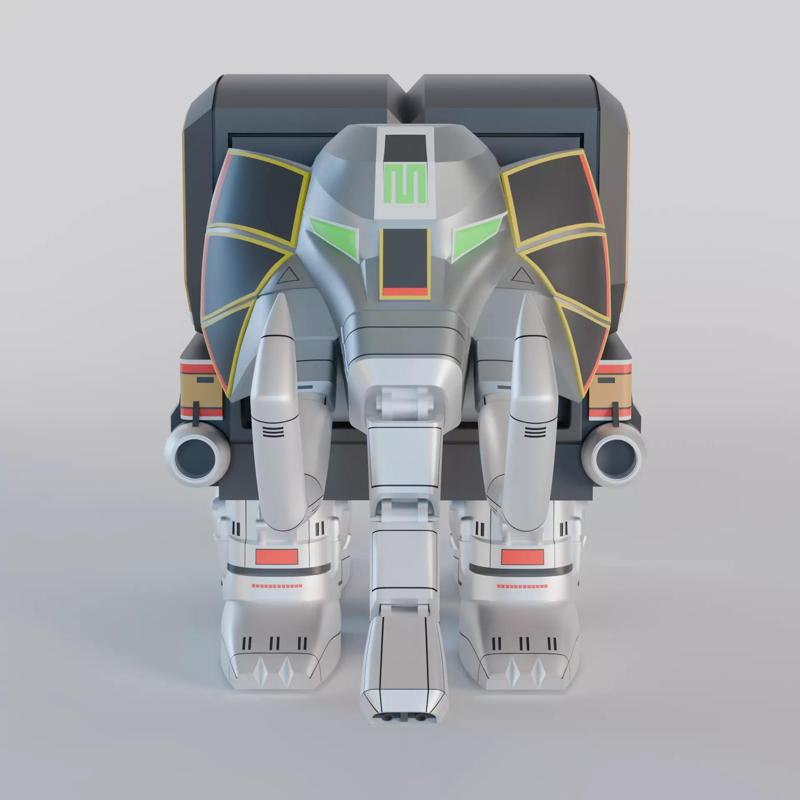 Mastodon zord Statue Printable