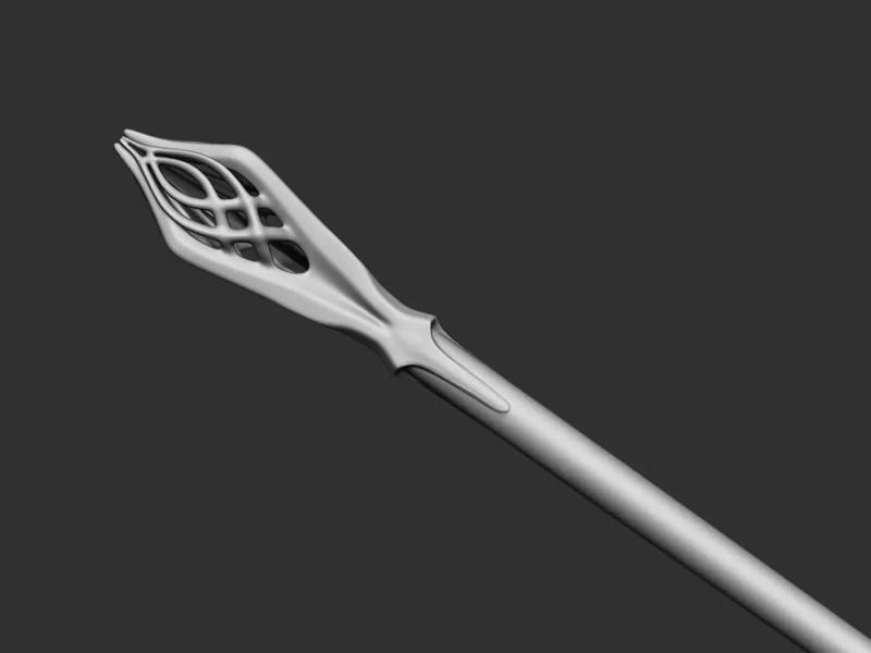 Gandalf Wizard Staff lord of the rings 3D DIGITAL DOWNLOAD