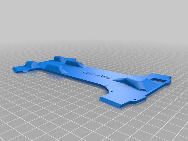 Tarot 250 Front Cam FPV protector and Bottom Plate with landing gear