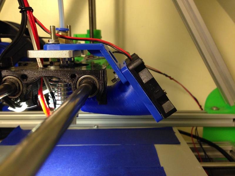 50mm Fan Duct and Mount Cooler (MendelMax Bowden)