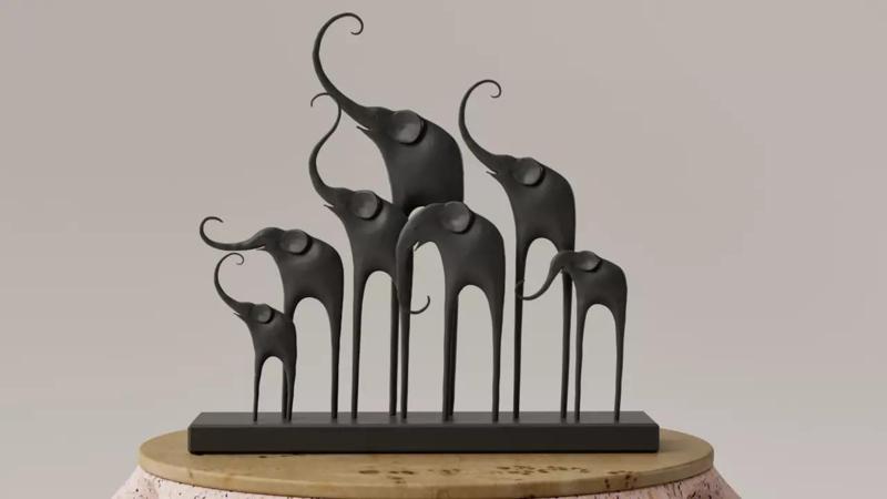 ESCULTURA - ARTE CONTEMPORANEO - ELEFANTES