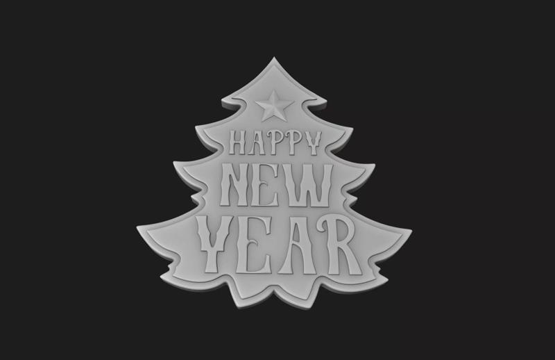 Happy New Year Ornament