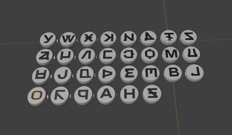 My Chemical Romance Keposhka Letters Beads for Bracelet Making