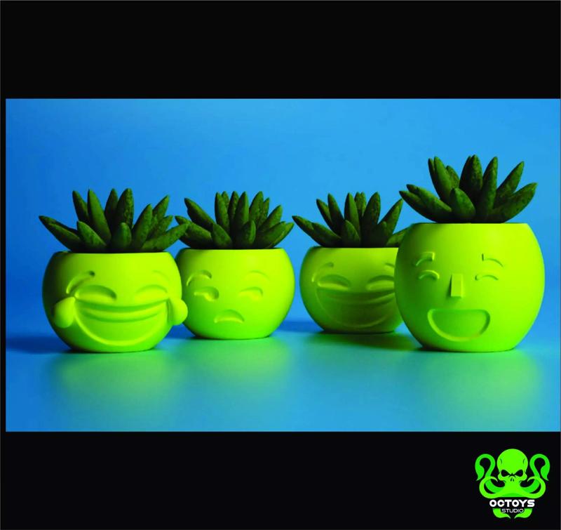 Emoji Plant Pots