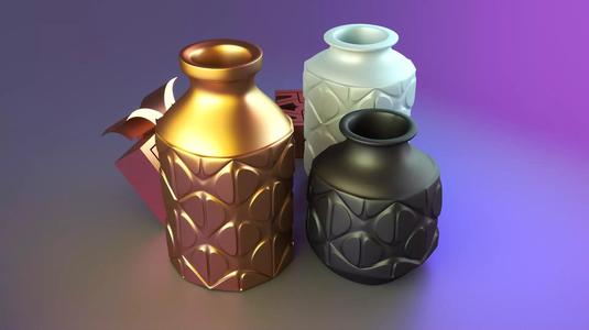 deform modern vase set