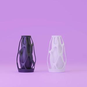 futuristic 3d printable flower vase-Customizable Home Decor