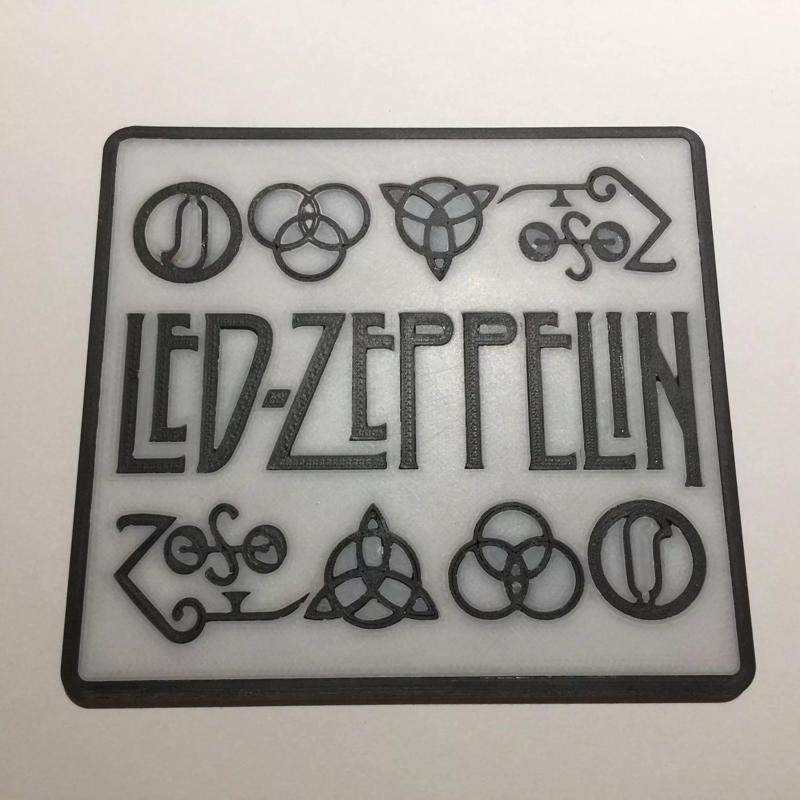 Led Zeppelin Logo Coaster