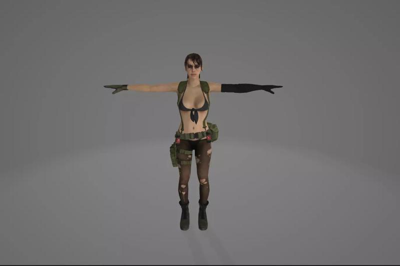 Quiet Metal Gear 3D print model