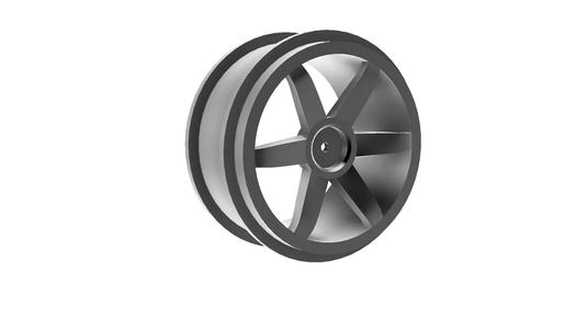 Te37 Wheels for 1 to 8th size rc cars with 12mm hex