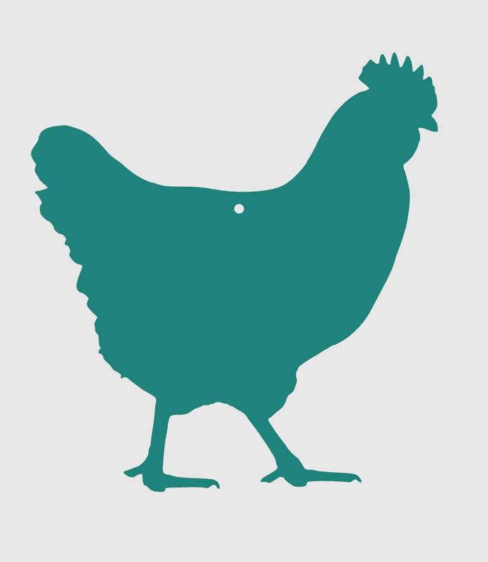 Hen Keychain - Farm Animal Keychain/ Jewelry Accessories  for Chicken Lovers - Poultry Accessory for Bags & Backpacks