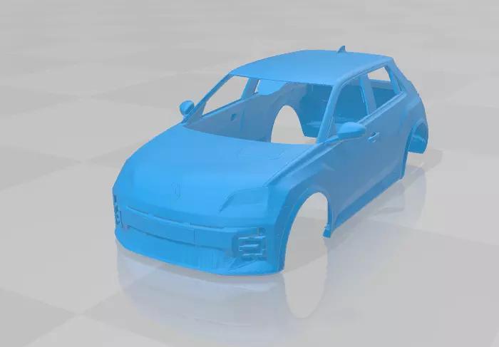 Renault 5 E-Tech - Body Car STL Model